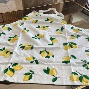 Lemon Print Apron